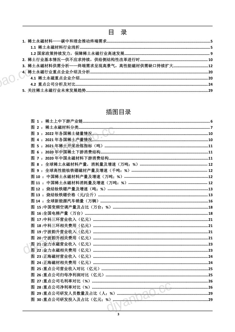 2022年稀土永磁材料供需分析及行业基本情况研究报告(29页) 第2页