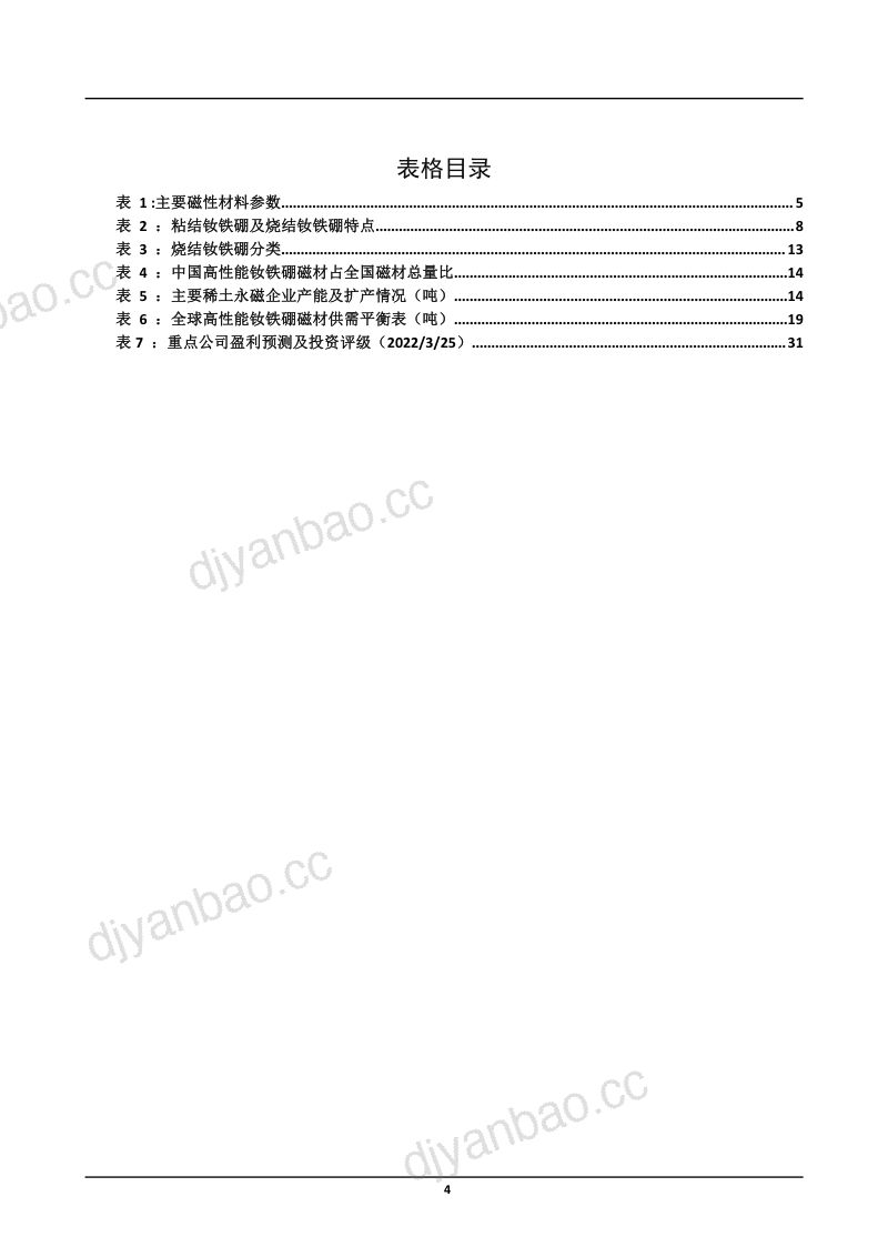 2022年稀土永磁材料供需分析及行业基本情况研究报告(29页) 第3页