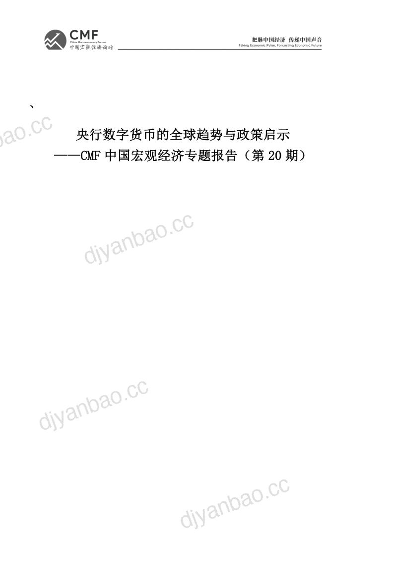 CMF:央行数字货币的全球趋势与政策启示(68页) 第2页