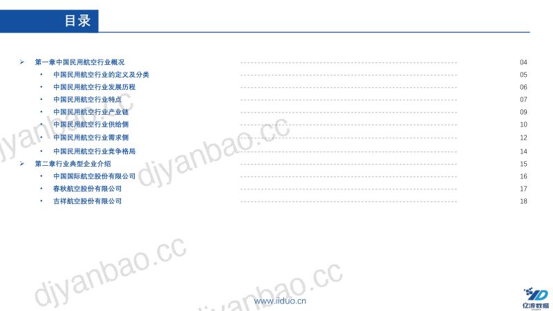 亿渡数据:2022年中国民用航空行业短报告(19页) 第2页