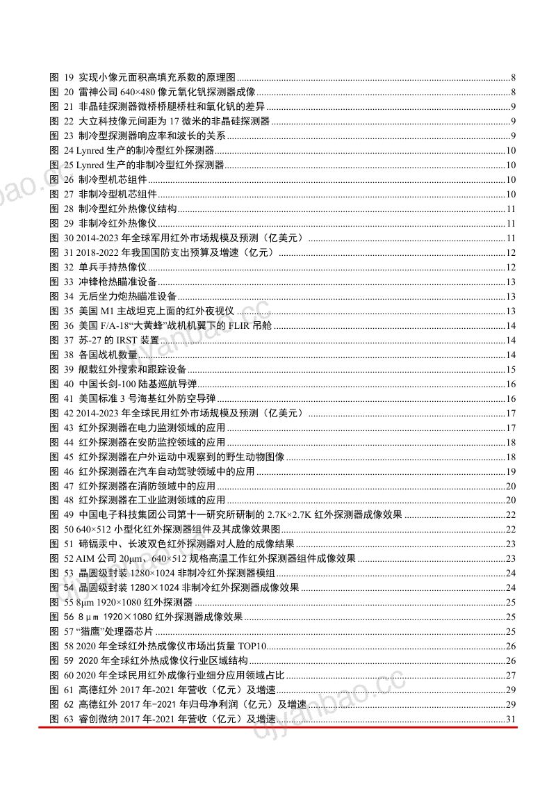 2022年红外探测器竞争格局、市场规模趋势及供应商分析报告（39页） 第3页