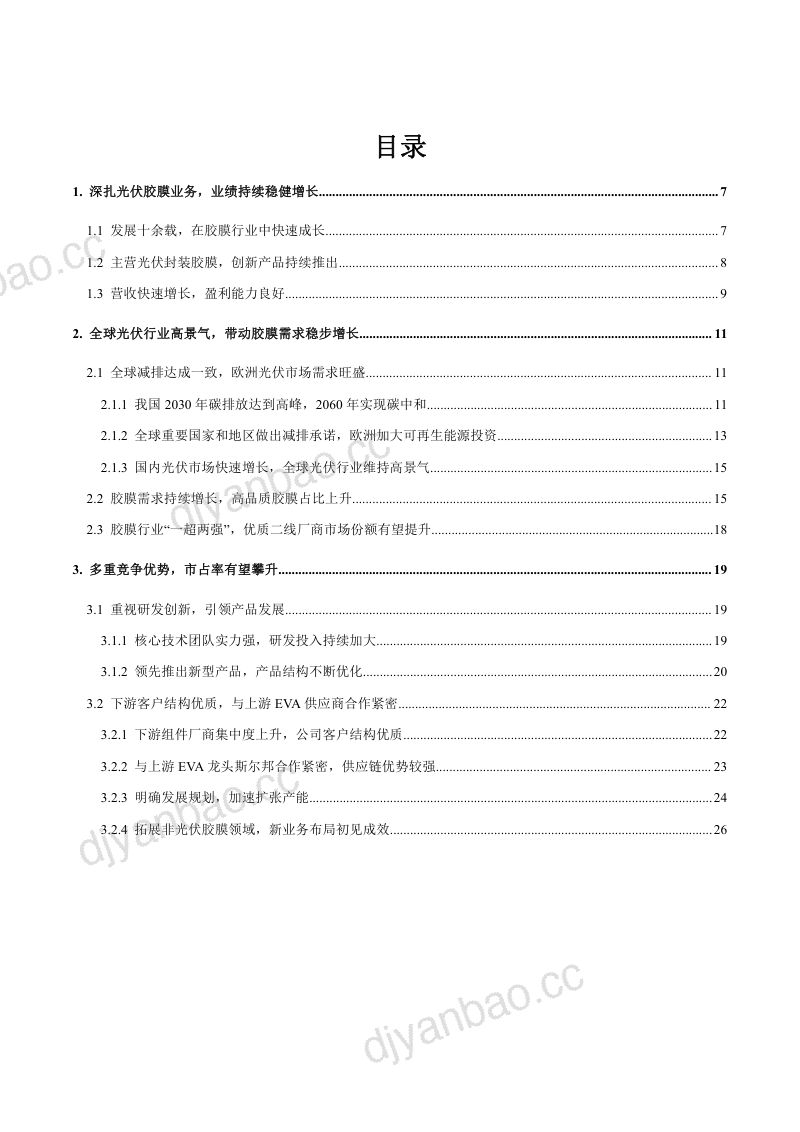2022年全球光伏胶膜市场需求增长及海优新材优势分析报告（25页） 第2页