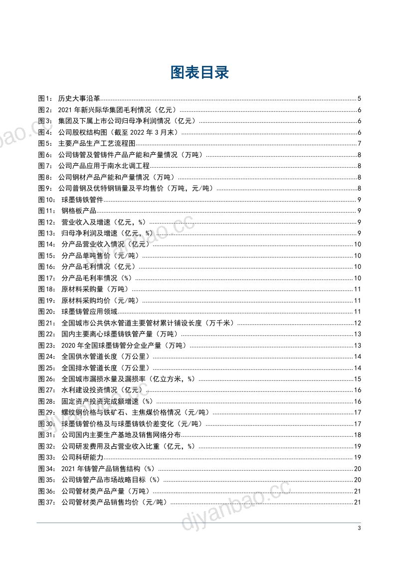 2022年十四五球墨铸管行业需求增长及新兴铸管财务分析报告(25页) 第3页