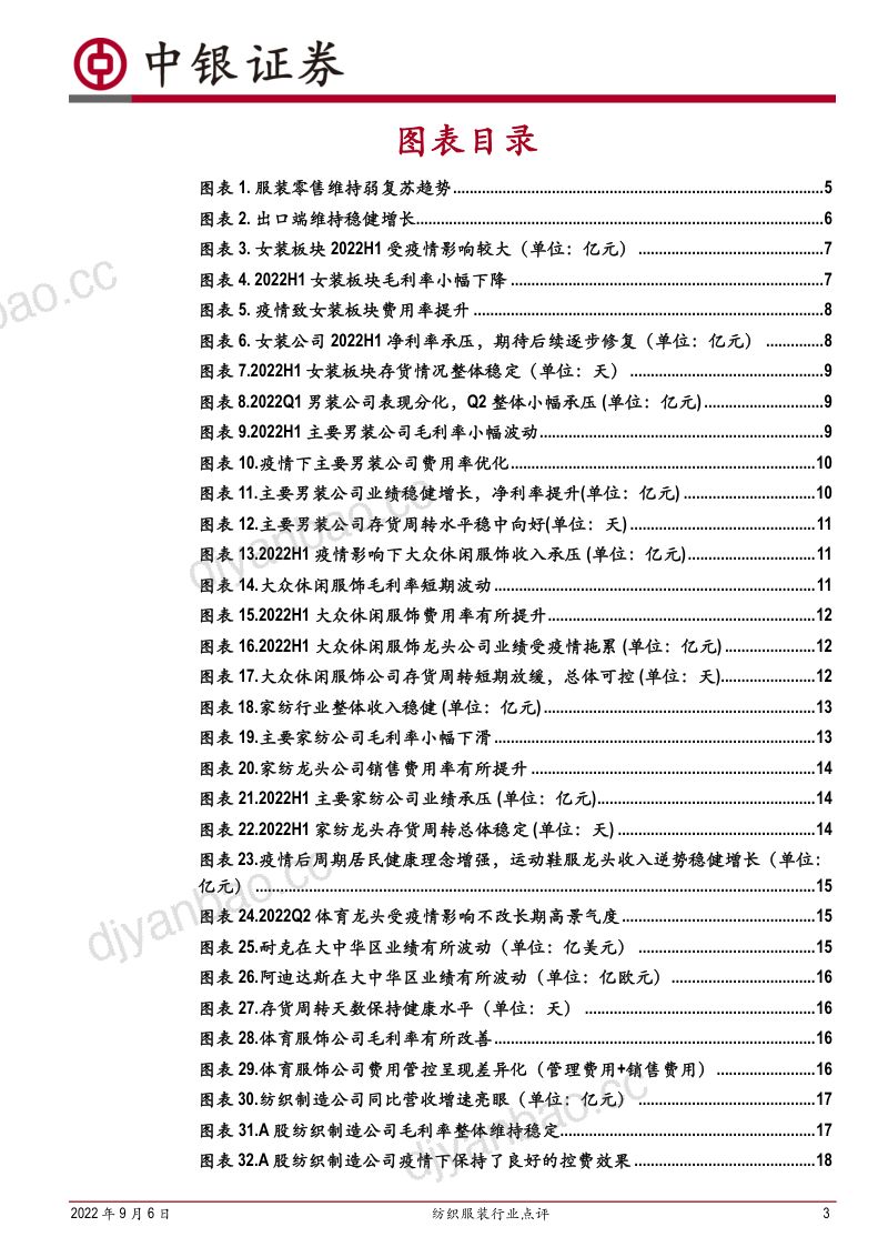 纺织服装行业：疫情致板块业绩承压龙头彰显韧性-220906（35页） 第3页
