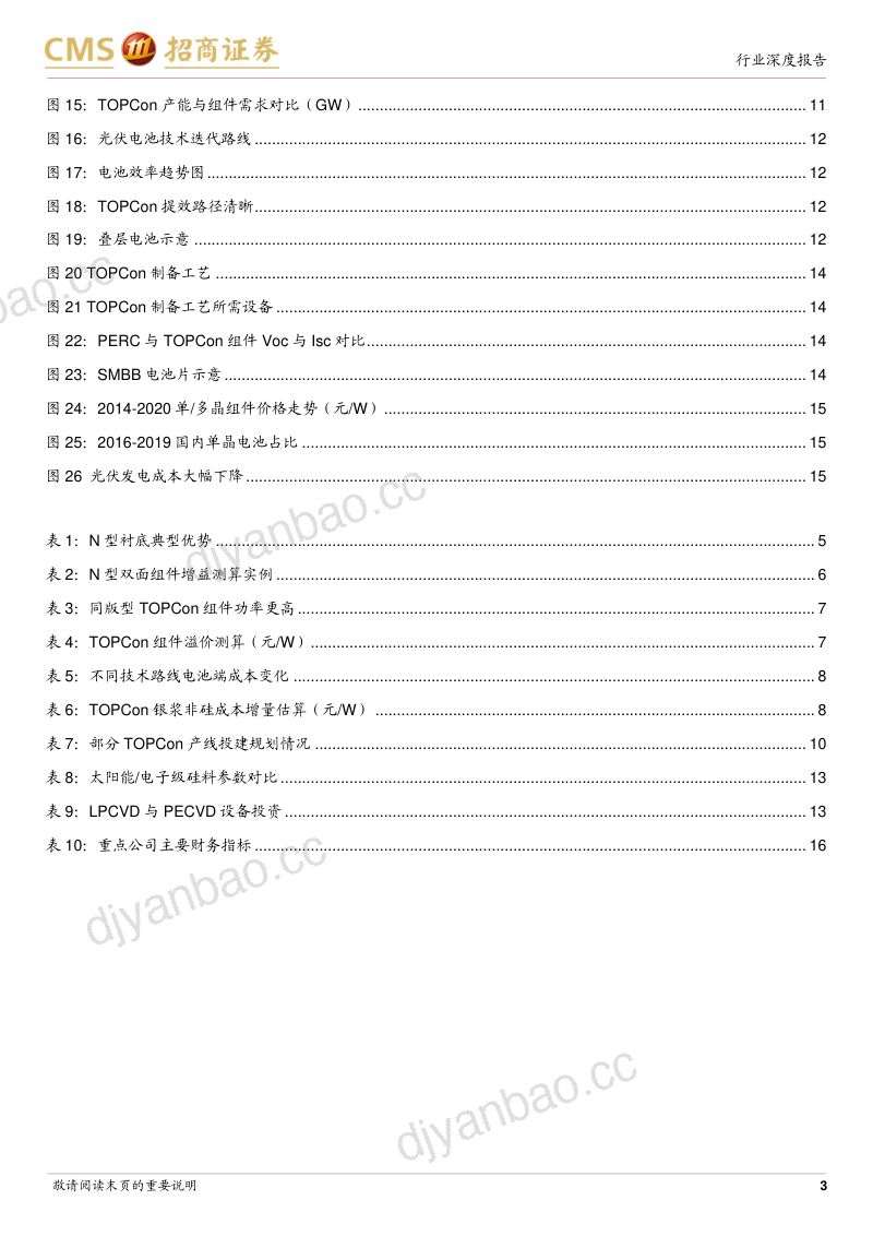 电力设备及新能源行业：光伏系列报告TOPCon正在进入新技术推广的红利期-220908（17页） 第3页