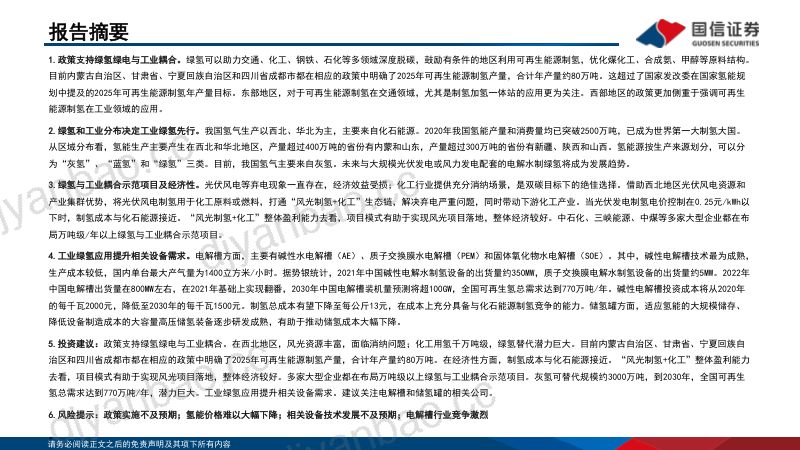 煤炭行业深度报告:工业绿氢1.0时代开启-220912(36页) 第2页
