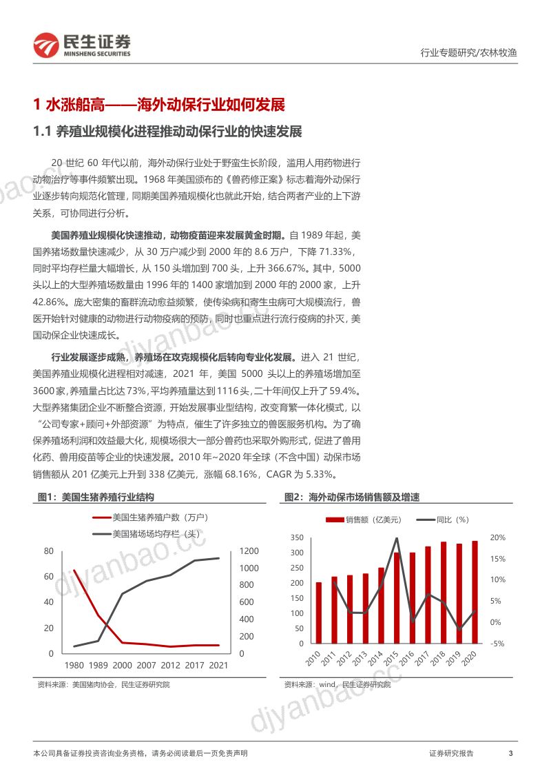 动保行业专题报告他山之石：深度复盘海外动保龙头的发展路径-220918（20页） 第3页