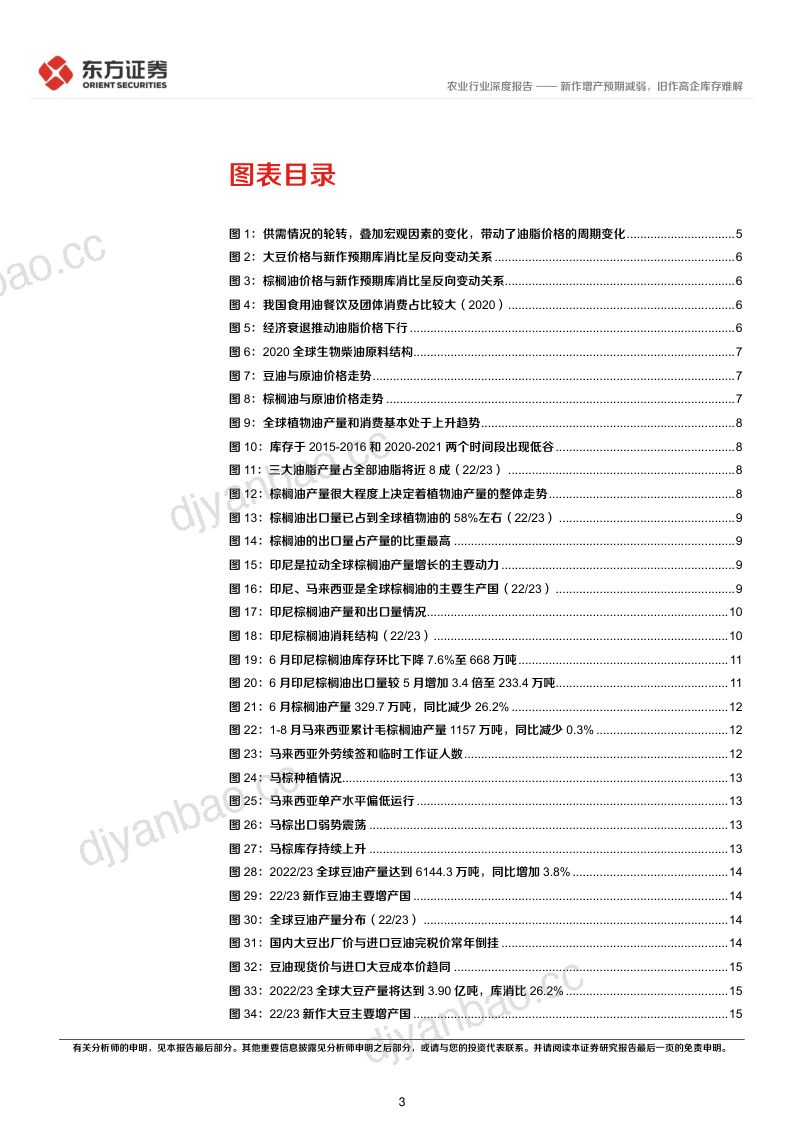 农业行业大宗农产品专题之油脂:新作增产预期减弱旧作高企库存难解-220921(27页) 第3页