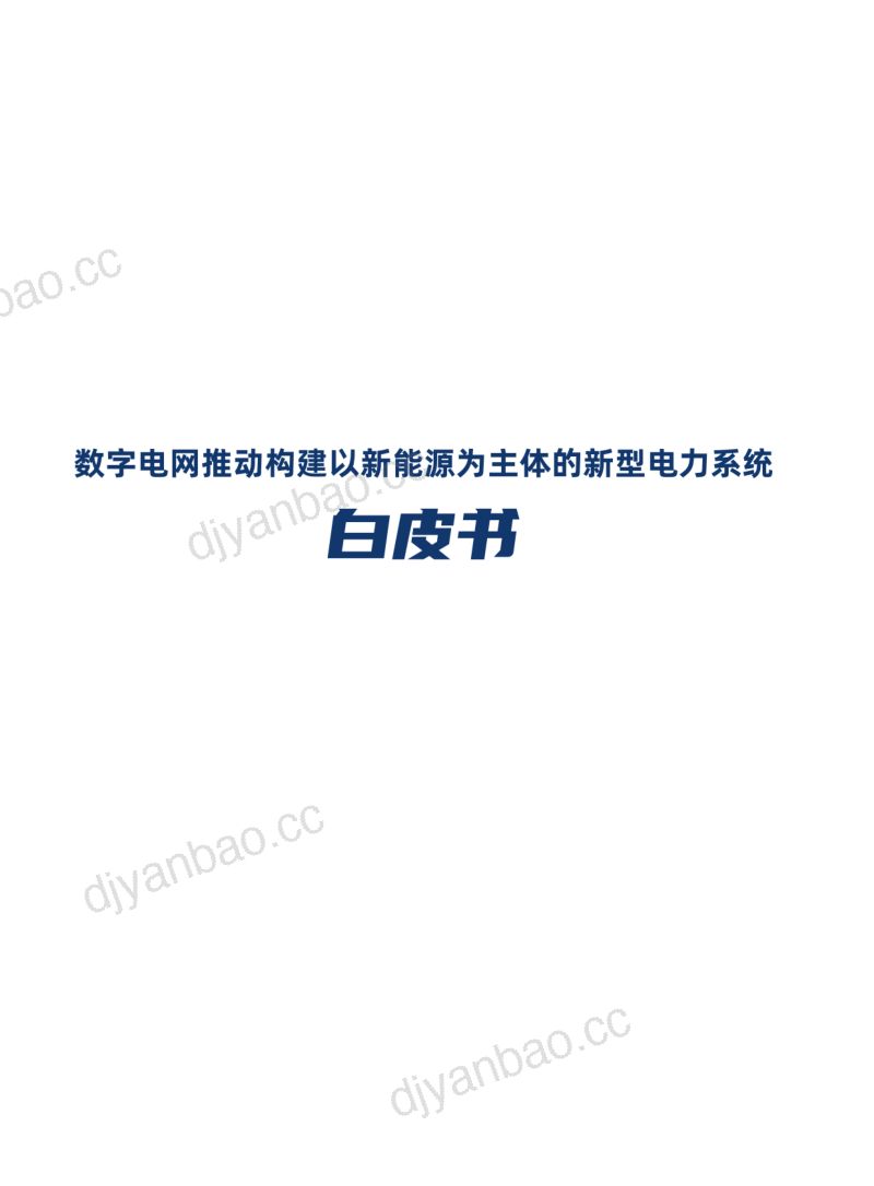 南方电网：2022数字电网推动构建以新能源为主体的新型电力系统白皮书（46页） 第2页