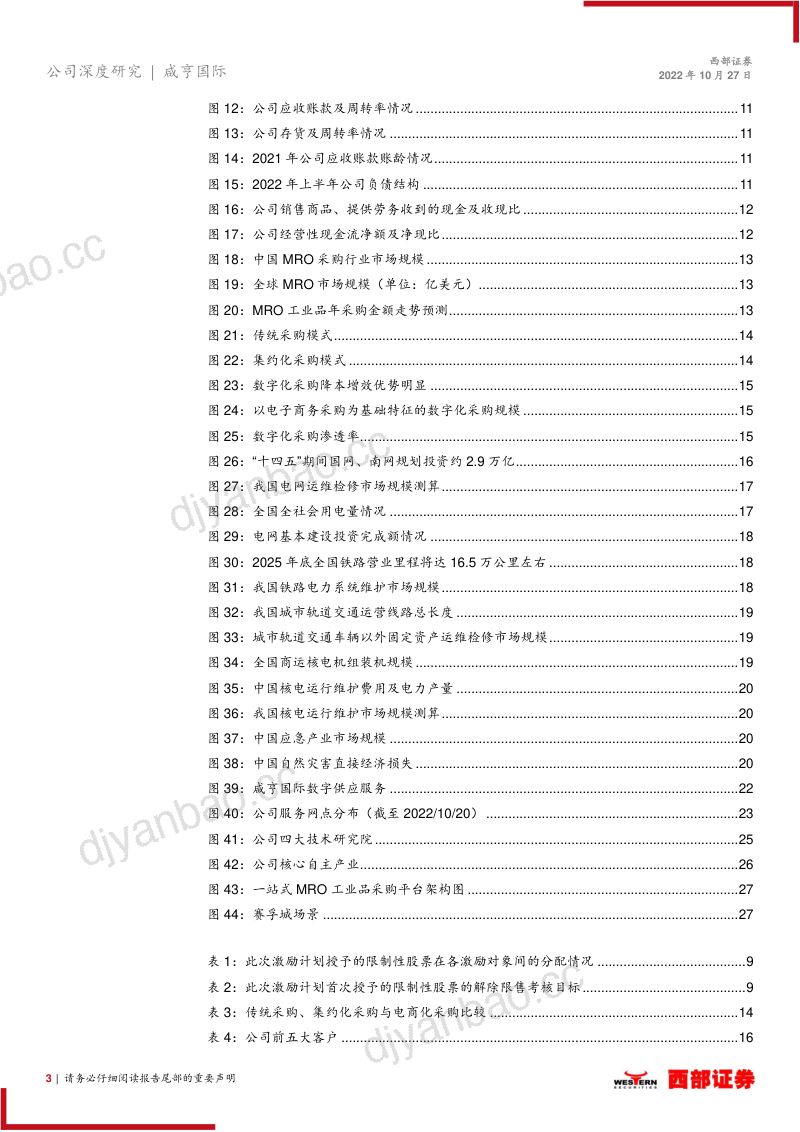 咸亨国际:深耕MRO集约化采购立足电网开拓新市场-221027(33页) 第3页
