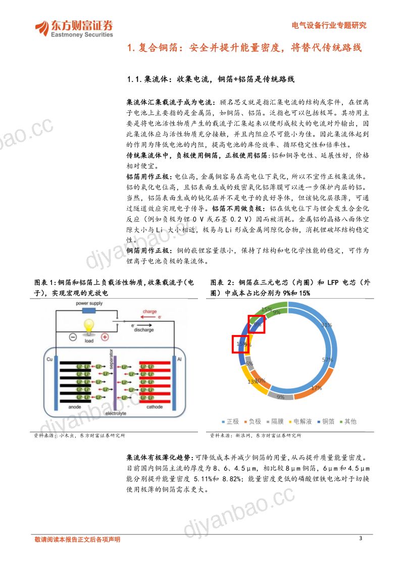 电气设备行业专题研究-复合铜箔:认证量产加速市场空间广阔20221108(16页) 第3页