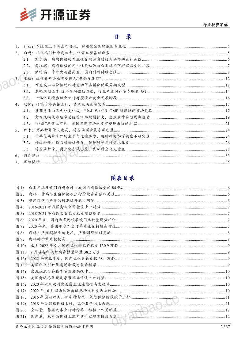 农林牧渔行业投资策略:养殖链共振上行转基因箭在弦上-221202(37页) 第2页