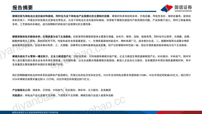 钠电行业深度系列二：硬碳负极从零到一新突破生物质路线前景广阔-221206（36页） 第2页
