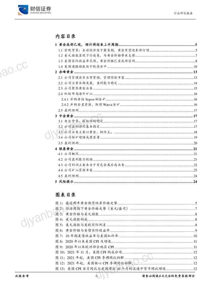 贵金属行业深度:底部已现黄金即将迎来上升周期-221213(25页) 第3页