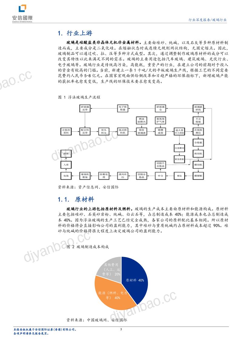 玻璃行业深度：行业短时承压厚积薄发（32页） 第3页