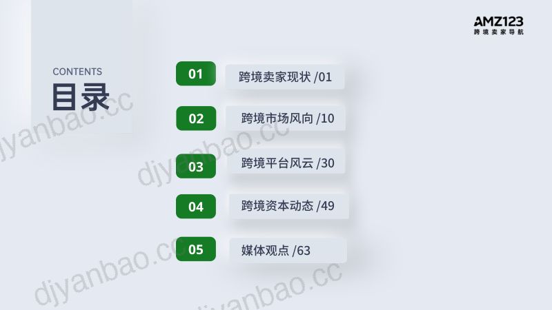 AMZ123：2022跨境电商年度报告（80页） 第3页