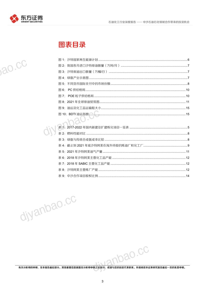 石油化工行业：中沙石油石化领域合作带来的投资机会-230209（18页） 第3页