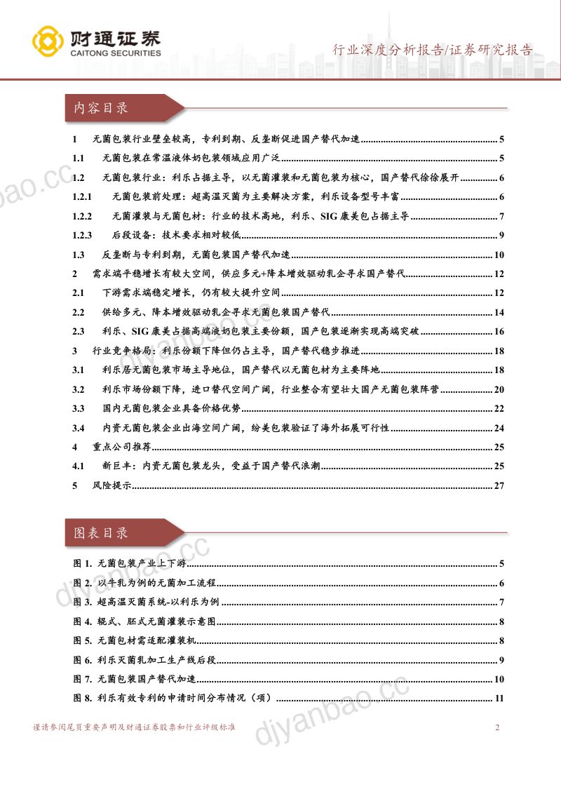 无菌包装行业深度报告:无菌包装国产替代正当时-230303(28页) 第2页