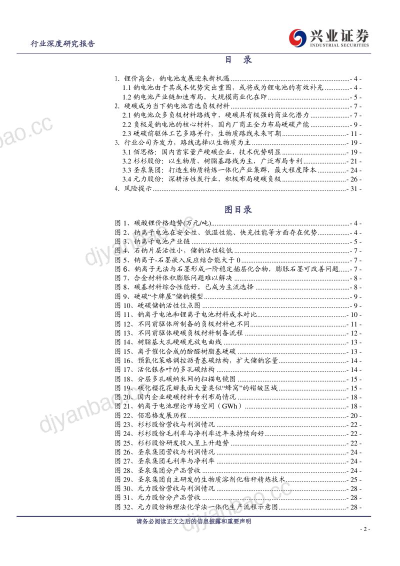 电气设备行业：钠电硬碳负极多路并行生物质路线未来可期-230309（32页） 第2页