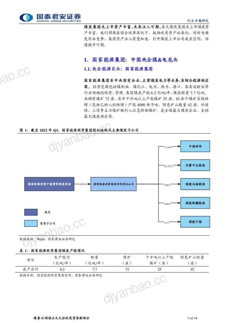 煤炭行业：国企改革深化估值提升进行时-230313（34页） 第3页