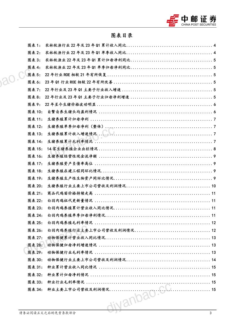 农林牧渔行业:生猪产能持续去化中白羽肉禽高景气-230507(19页) 第3页