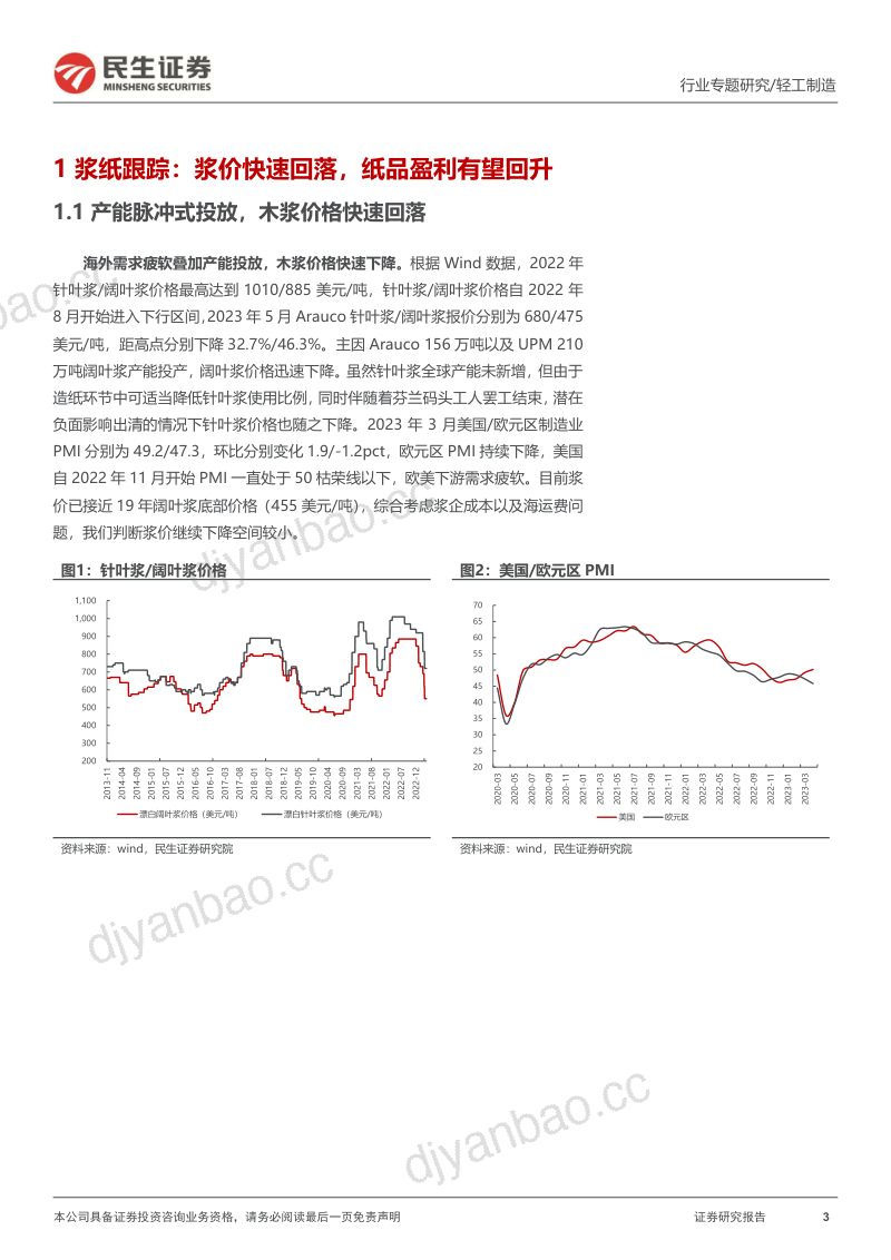 造纸行业专题报告：迎接新周期探讨浆价见底后的演绎-230514（28页） 第3页