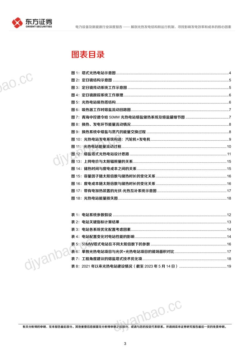 电力设备及新能源行业光热发电专题报告2：解剖光热发电结构和运行机制寻找影响发电效率和成本的核心因素-230523（22页） 第3页