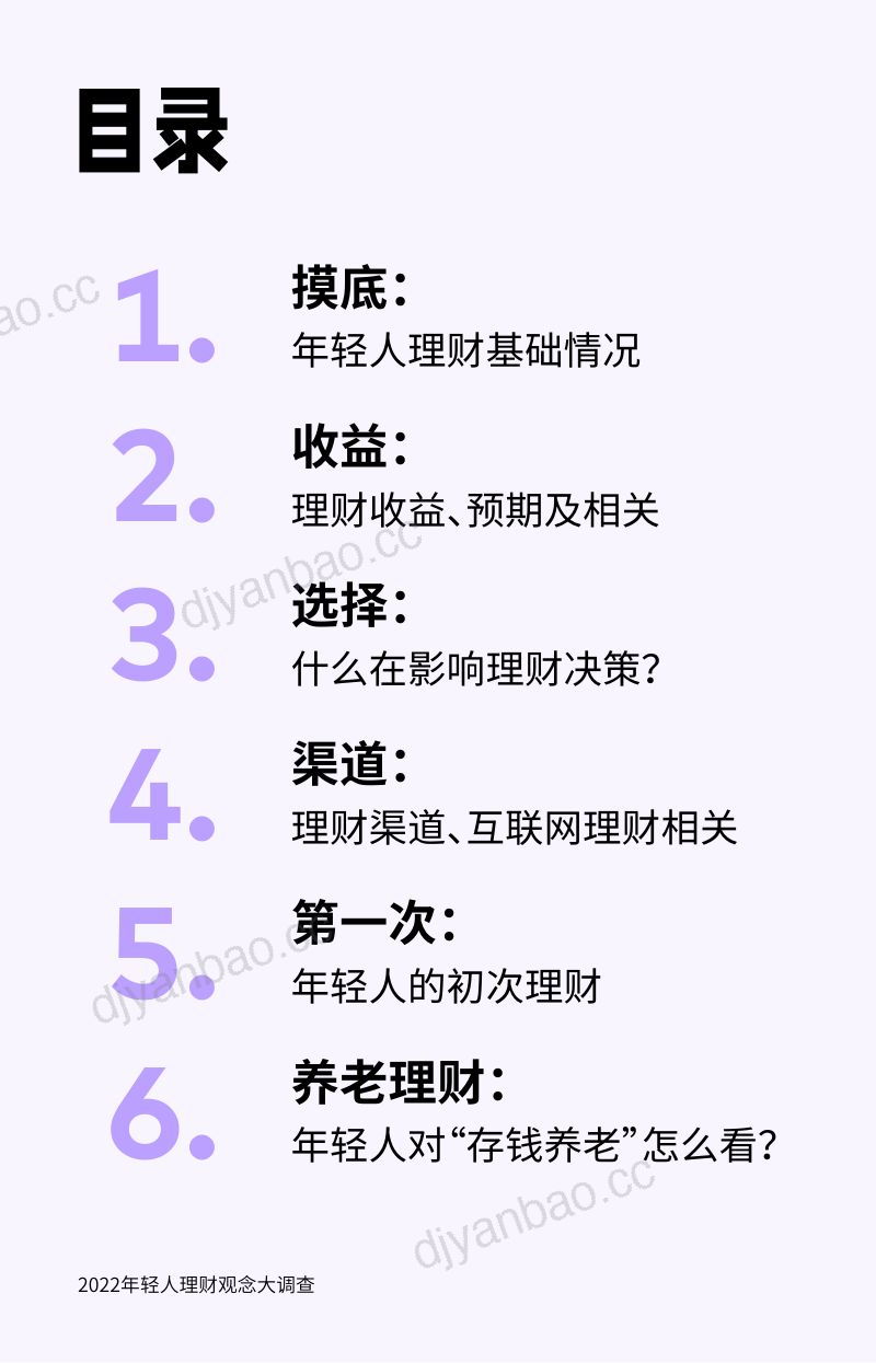 腾讯研究院:2022年轻人理财观念大调查报告(42页) 第3页