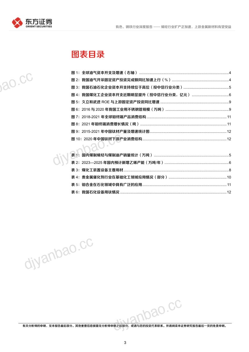 有色、钢铁行业：烯烃行业扩产正加速上游金属新材料有望受益-230613（15页） 第3页