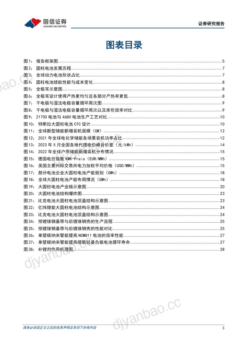 锂电行业深度系列十二：大圆柱电池电池技术新发展量产推动相关材料需求共振-230626（32页） 第3页