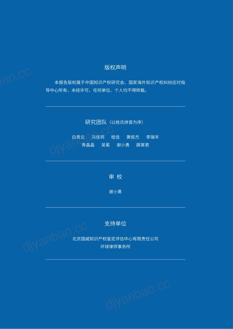中国知识产权研究会：2022年中国企业在美知识产权纠纷调查报告（58页） 第2页