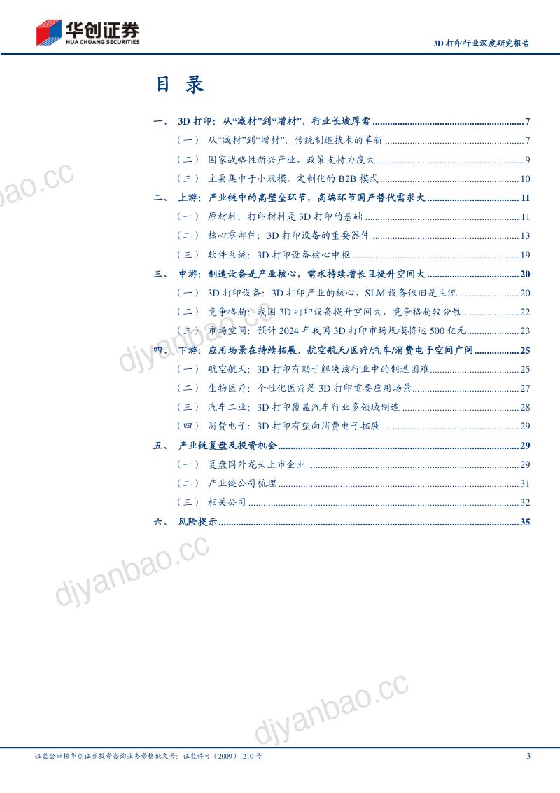3D打印行业深度研究报告:传统技术的革新打印世界的力量-230730(37页) 第3页