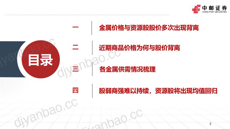 有色金属行业：有色资源股价格为何与商品价格背离-230829（36页） 第3页