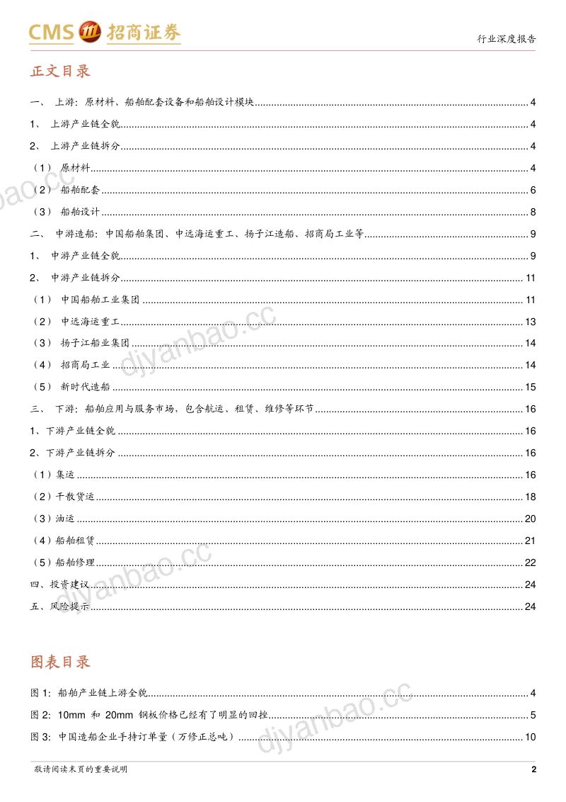 机械行业船舶专题报告系列（四）：船舶产业链把握船市上行周期全景图-230902（25页） 第2页