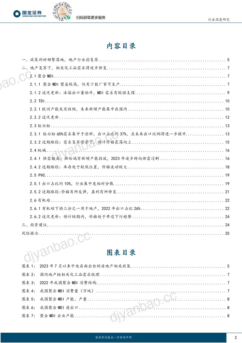 基础化工行业深度研究:地产逐步修复背景下化工产品有哪些投资机会?-230918(27页) 第2页