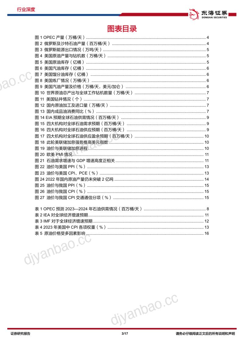 石油石化行业原油研究系列(五):近期油价回调与影响及供需基本面展望-231007(17页) 第3页