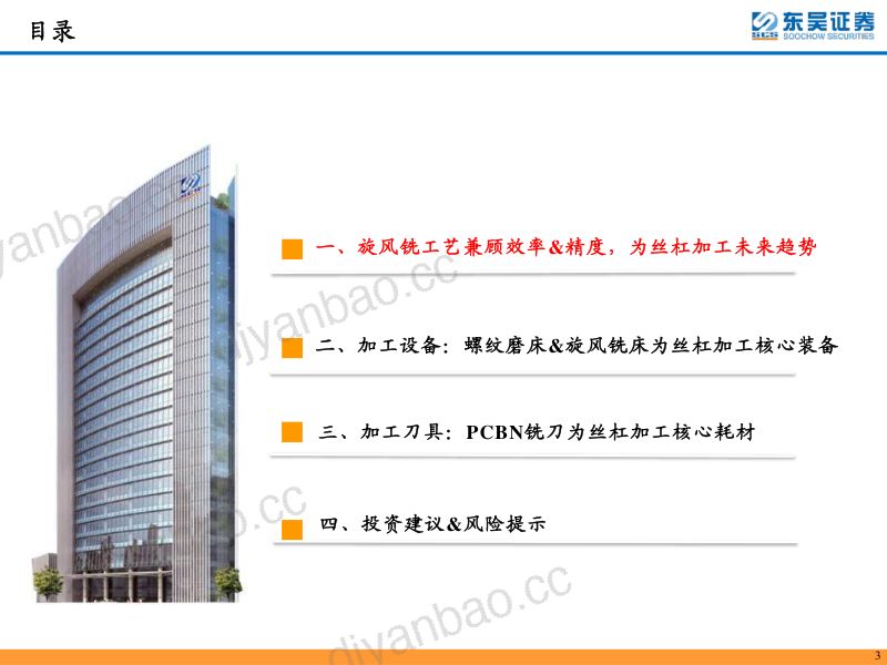 丝杠导轨行业深度:旋风铣工艺渗透率提升建议关注磨床&铣刀等环节-231113(38页) 第3页