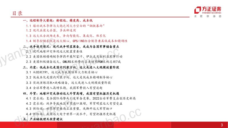 国防军工行业深度报告:远程制导火箭炮低成本精确制导核心内需外贸双轮驱动-231114(28页) 第3页