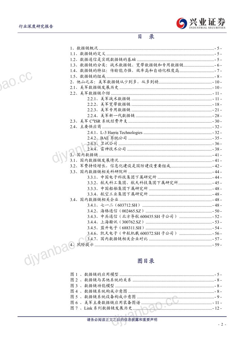 国防军工行业数据链行业深度报告:构建战场信息网络体系国防信息化重要基石-231121(60页) 第2页