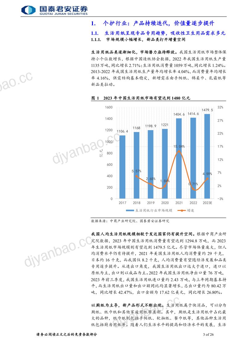 个护家清行业首次覆盖报告:消费场景多元化机遇与挑战并存-231206(45页) 第3页