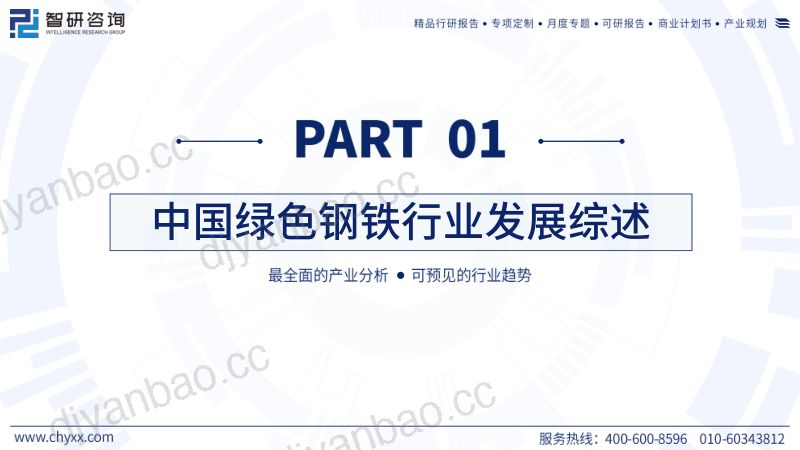 智研咨询:2023年中国绿色钢铁产业现状及发展趋势研究报告(45页) 第3页