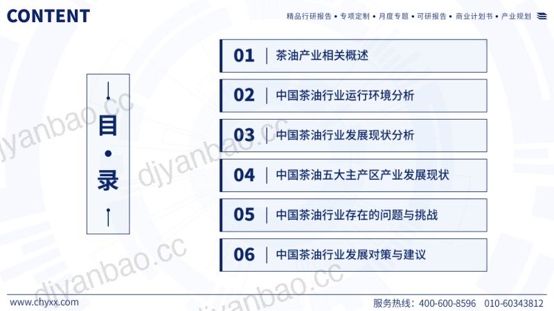 智研咨询:2023年中国茶油产业现状、问题及发展对策研究报告(59页) 第2页