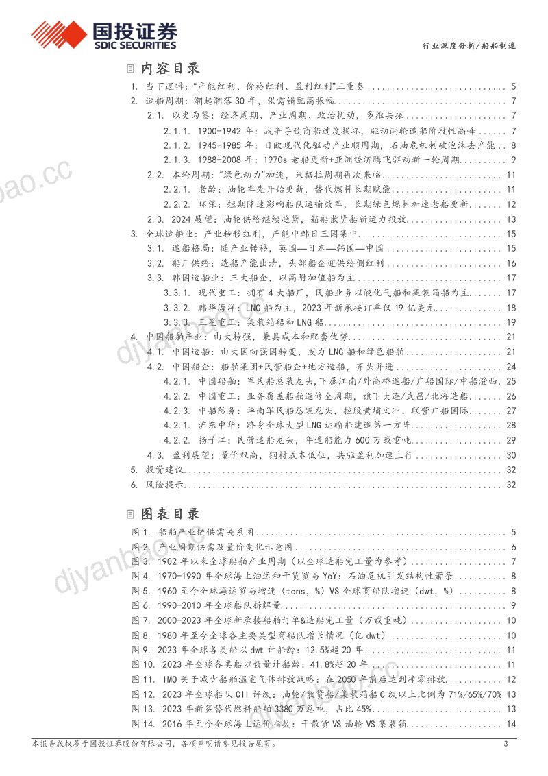 船舶行业专题深度一:造船大周期潮落潮起红利三重奏-240402(34页) 第3页
