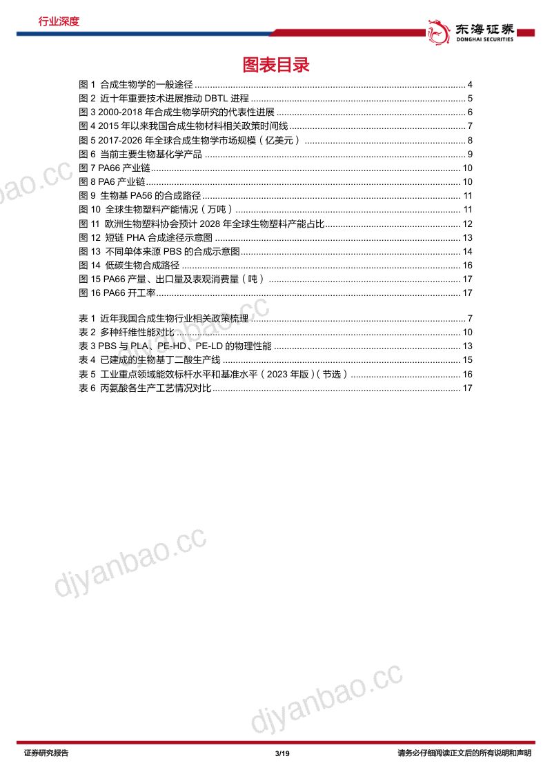 化工行业系列研究(十九):合成生物产业化加速生物基材料有望推动化工行业绿色发展-240412(19页) 第3页