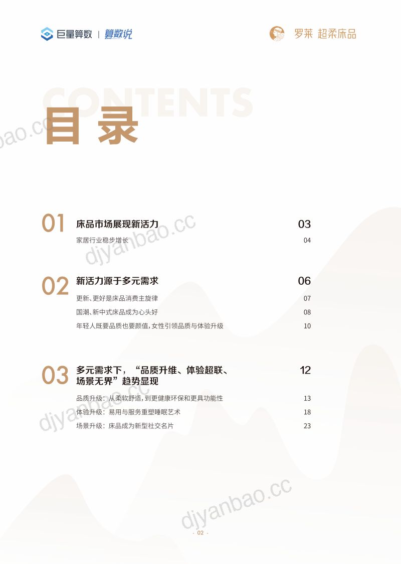 巨量算数：2024【算数说】对话罗莱超柔床品-超柔被窝生活科技成就无边报告（30页） 第3页
