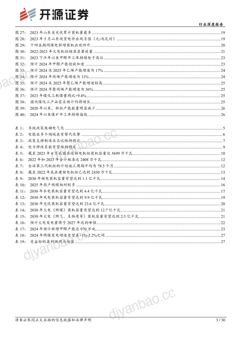 煤炭行业深度报告：火电碳达峰时间或比预期来的更晚-240429（30页） 第3页