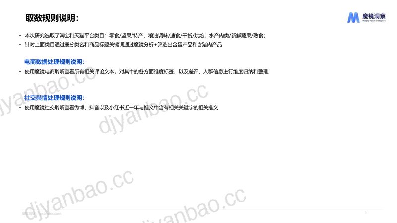 魔镜洞察:2024蛋制品&肉制品赛道机会发现报告(26页) 第3页