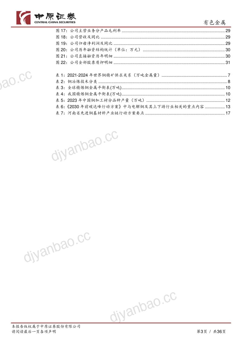 有色金属行业报告:铜基材料产业链分析之河南概况-240718(36页) 第3页