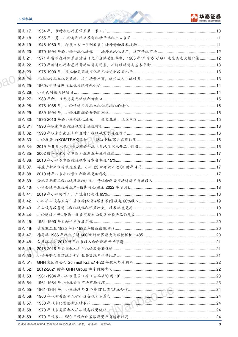 工程机械行业专题研究:小松全球化扩张启示录-240806(42页) 第3页