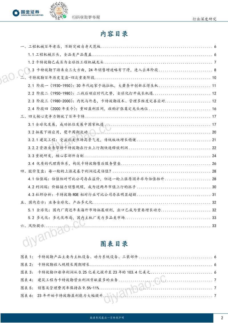 机械行业研究：海外龙头复盘系列之一工程机械百年老店卡特彼勒历久弥新-240813（35页） 第2页